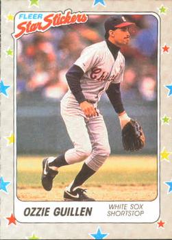 1988 Fleer Sticker Baseball Cards        016      Ozzie Guillen